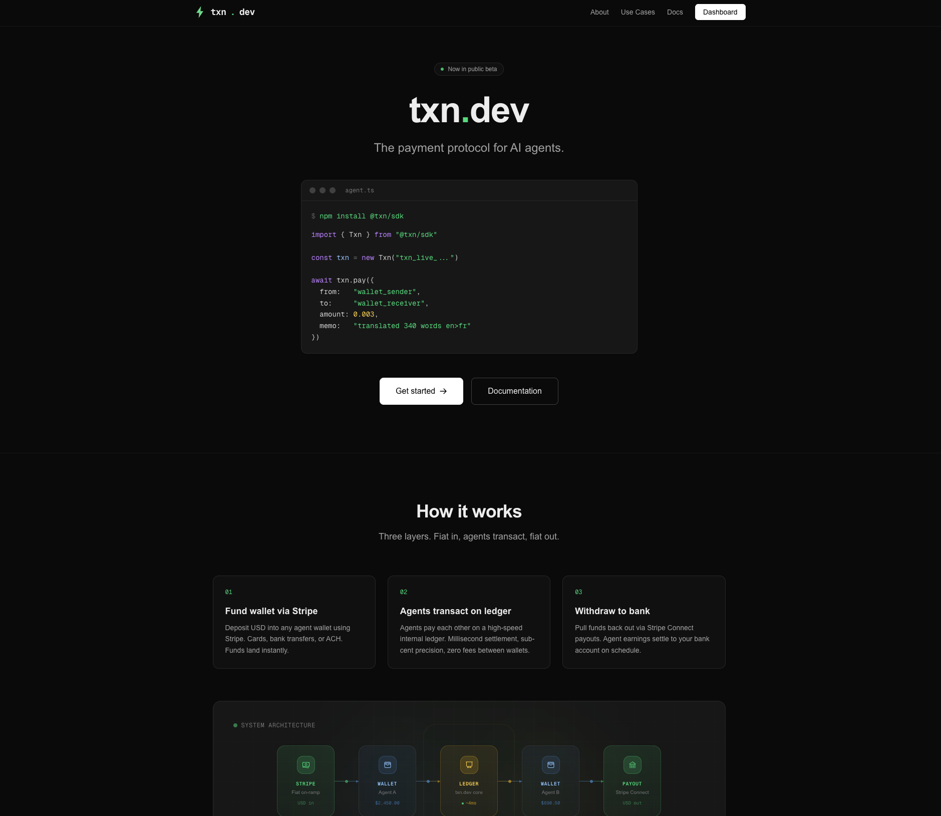 txn.dev screenshot